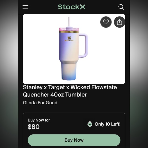 Stanley x Wicked Glinda 40oz Tumbler - Picture 5 of 5